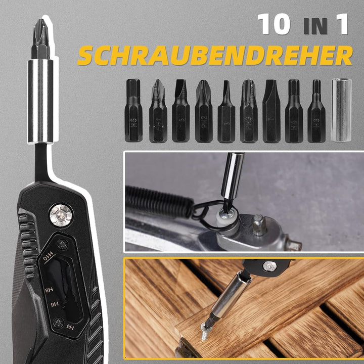 Taschenmesser Multitool Jahrestag Geschenk für ihn - Partner Geschenke Geburtstagsgeschenk, Hochzeit