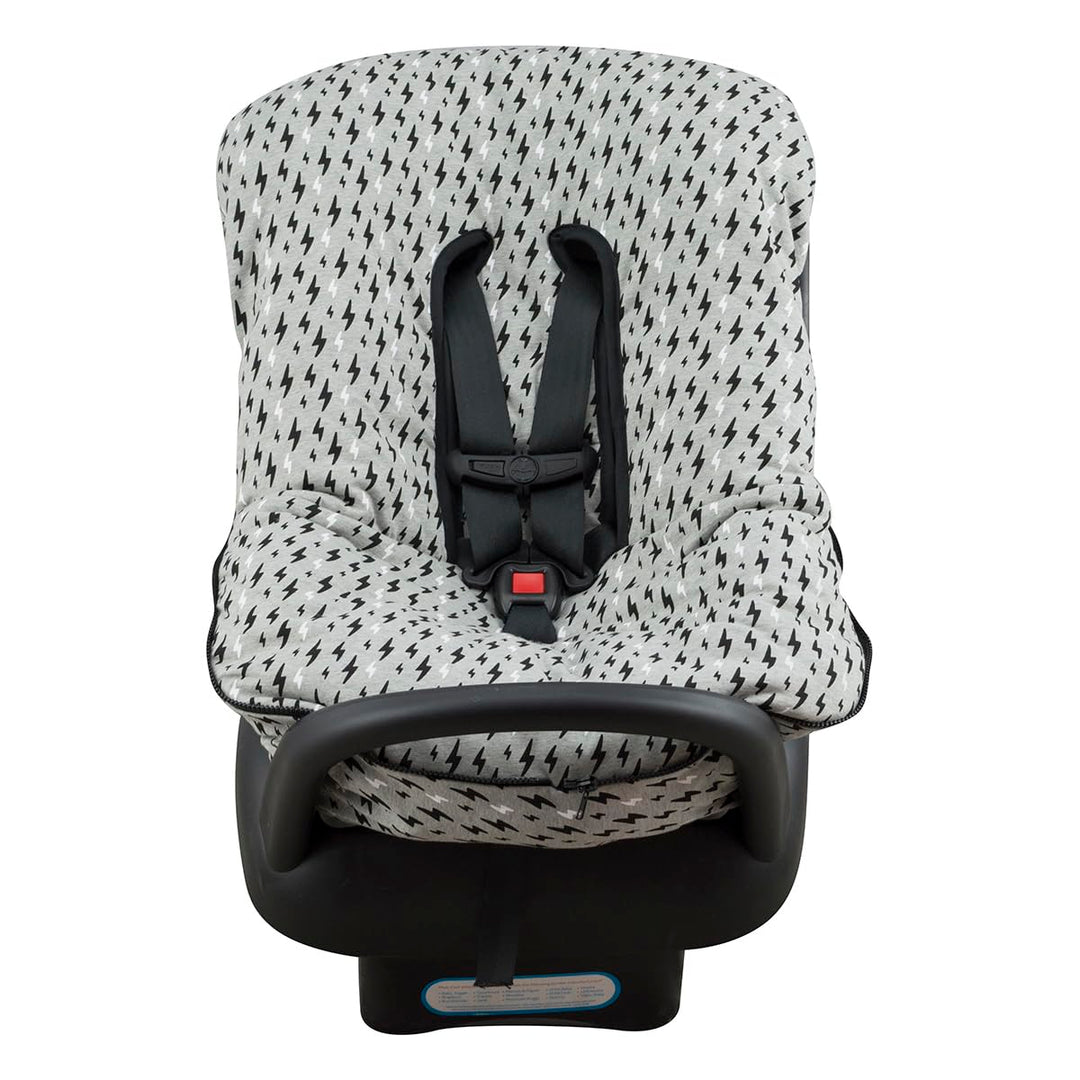 JYOKO KIDS Universal Winterfusssack für Babyschale Babyschale (Baumwolle, Black Rayo) Black Rayo Bau