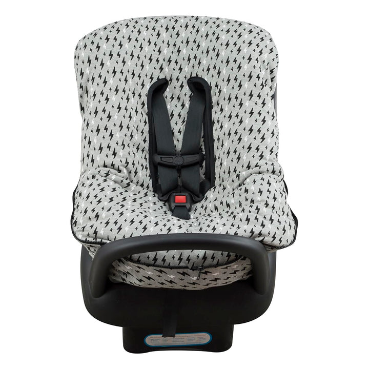 JYOKO KIDS Universal Winterfusssack für Babyschale Babyschale (Baumwolle, Black Rayo) Black Rayo Bau