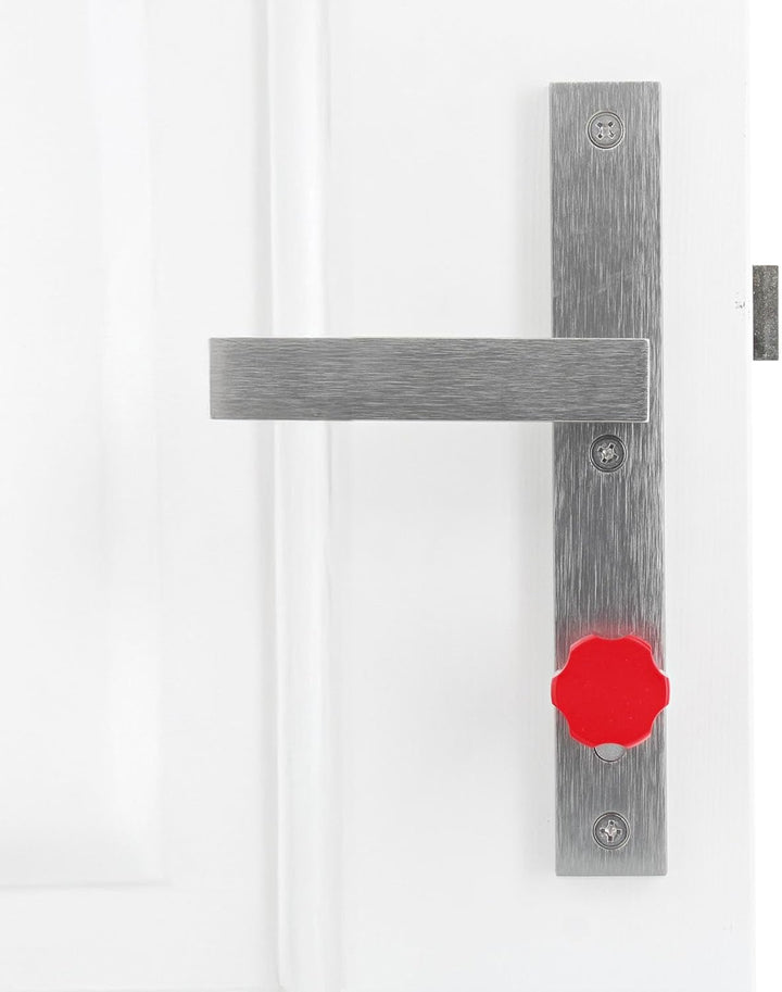 ToniTec Knaufzylinder TEC440 by ABUS Schliesszylinder mit EasyTurn grosser Knauf rot Zylinderschloss