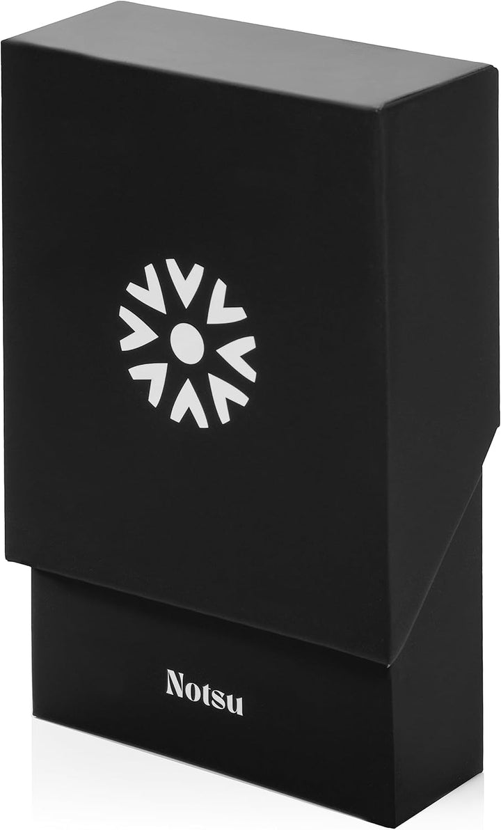Notsu Centre Rise To-Do-Liste Kartenplaner Box Ständer Set | 50 faltbare To-Do vertikale Notizkarten