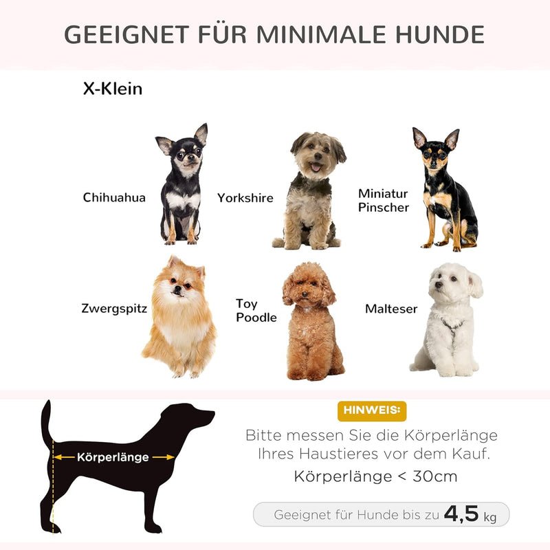 PawHut Haustiersofa Hundematte Hundebett Hundesofa Hundecouch Katzen Sofa mit Kissen Rückentasche Pl