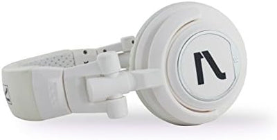 7even Headphone white / Dj, Hifi, Sport Kopfhörer in weiss, dreh-klappbar, tauschbares Kabel, 110db,