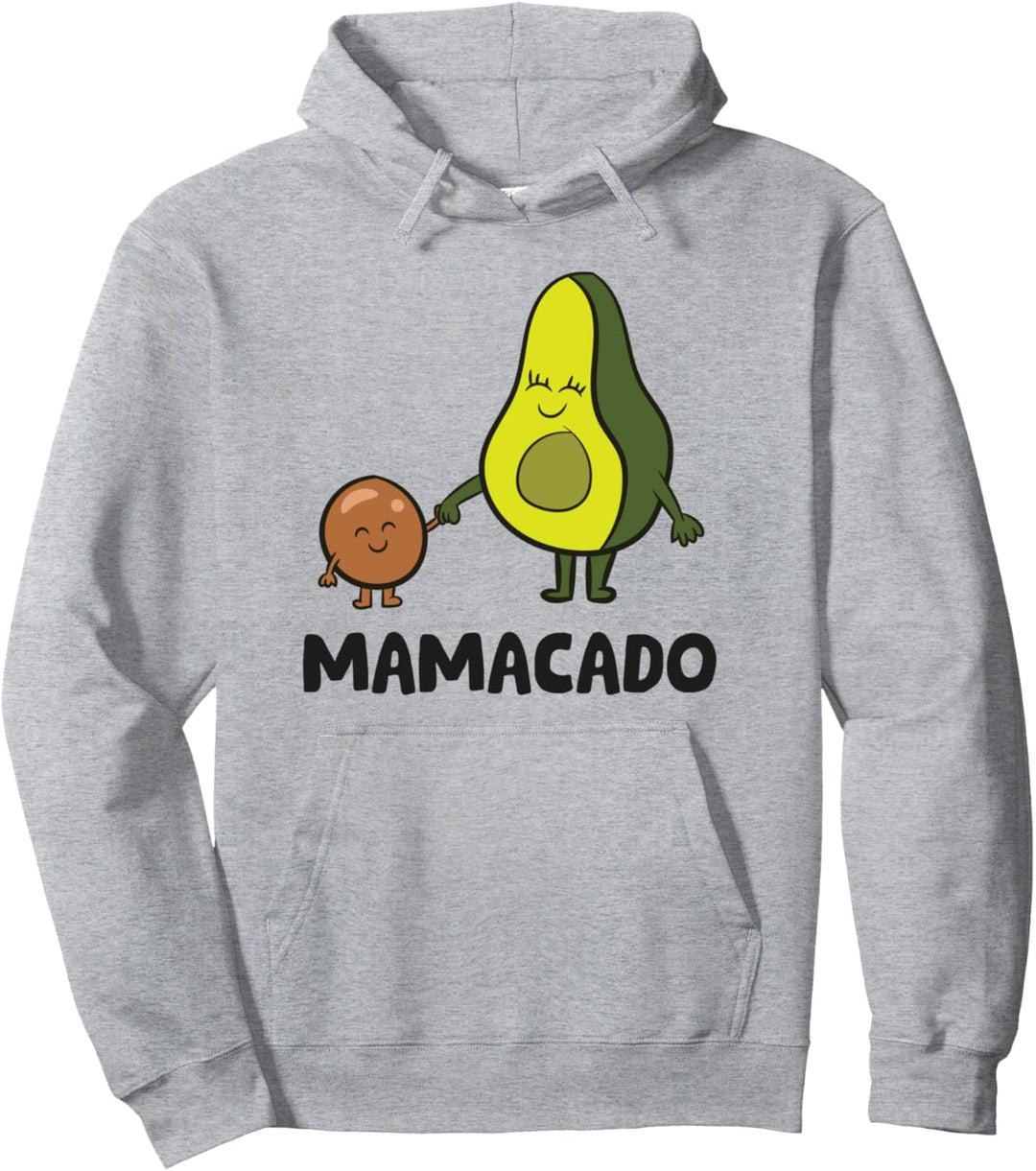 Schwangere Avocado Schwangerschaft Lustige Avocado Mamacado Pullover Hoodie
