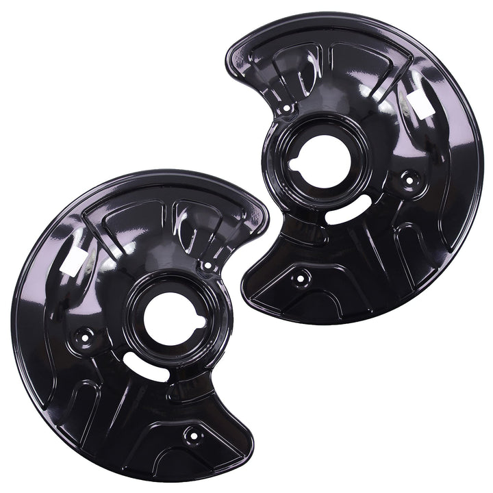 BESTPRICE 2x Ankerblech vorne links &amp; rechts Spritzbelch Deckblech für Bremsscheibe Kompatibel mit M