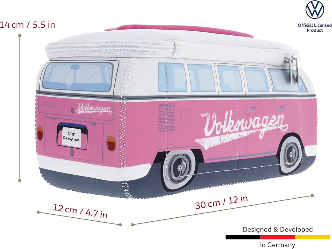 BRISA VW Collection - T1 Bulli Bus Kulturbeutel Kosmetiktasche | Volkswagen Universaltasche Waschbeu