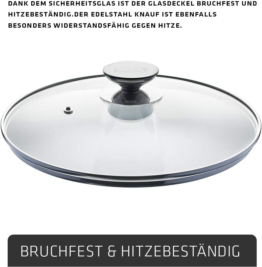 Berndes Kochtopf Injoy Special Edition 16 cm, Induktion, Kochtopf aus Edelstahl, allherdtauglich, To