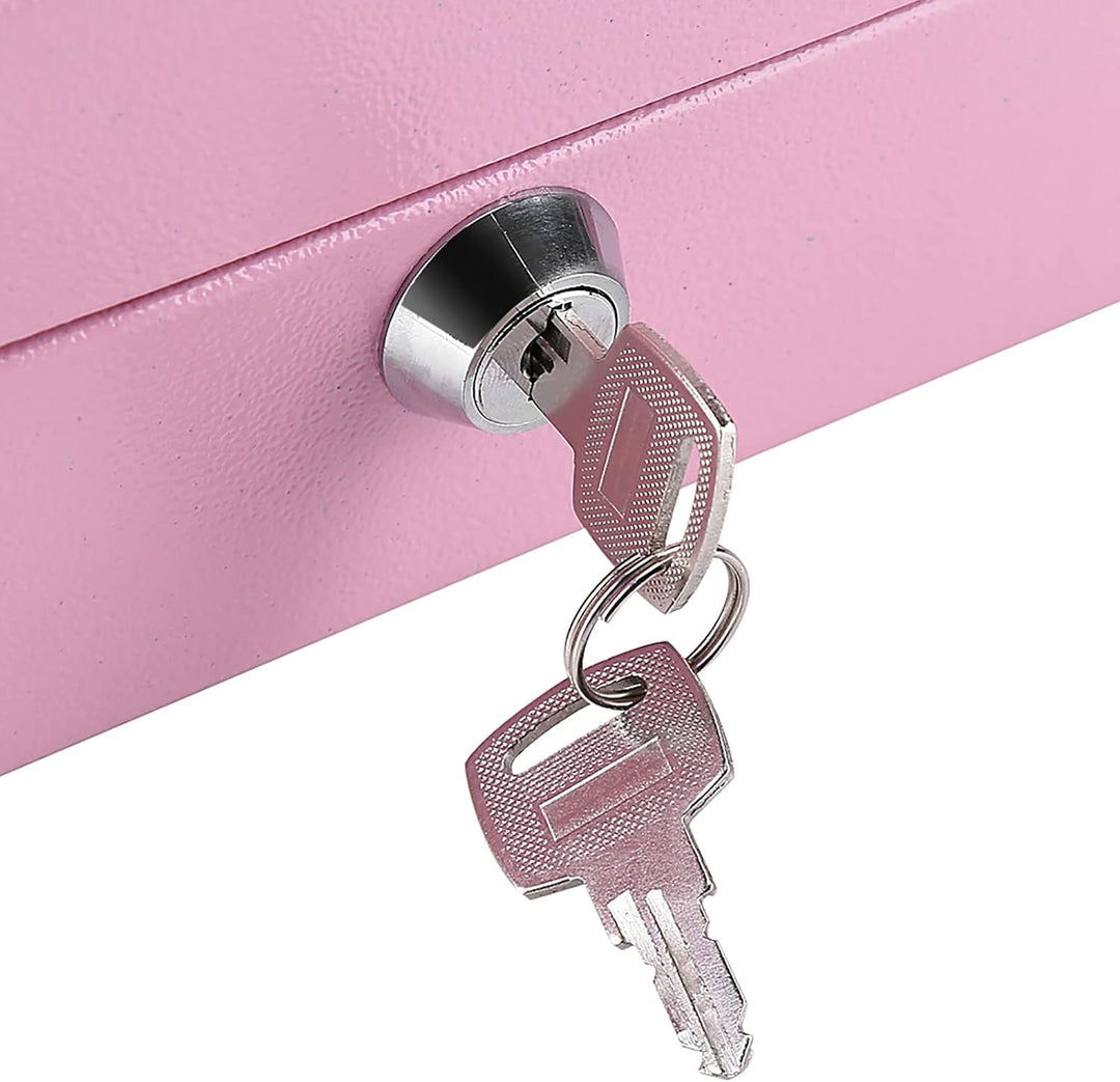 Dioche Mini Cash Dose Mini Safe Box für Kinder Stahl 1Pc Mini Portable Stahl Petty Abschliessbar Bar