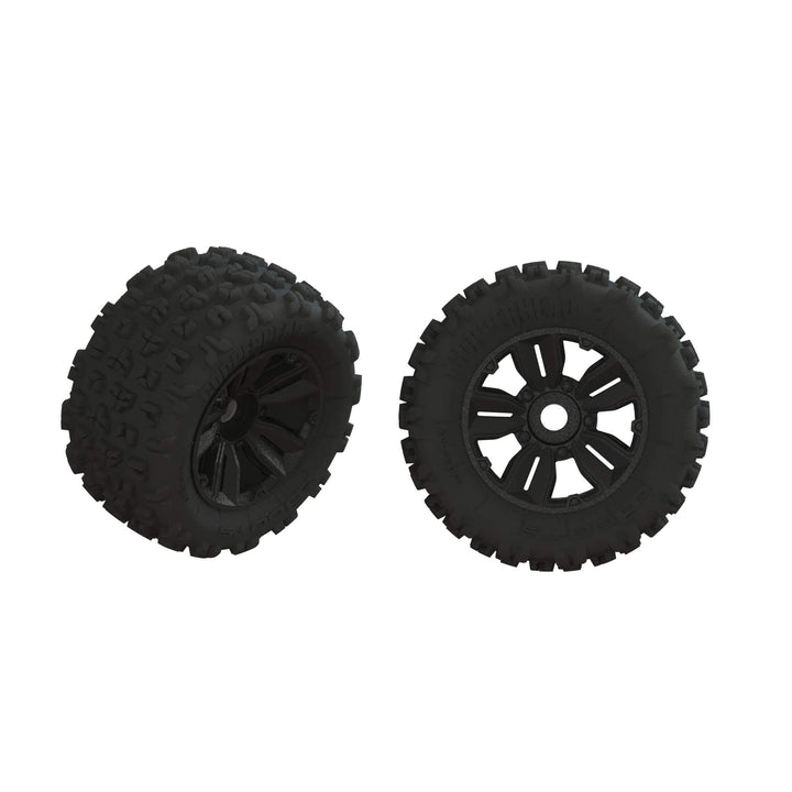 1/5 DBoots Copperhead2 SB MT Vorder/Hinten 3.9 vormontierte Reifen, 17mm Hex (2)