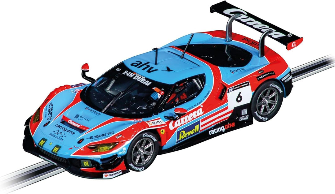 Carrera 32043 Digital132 Ferrari 296 GT3 Carrera, No.6, 24H Dubai Massstab 1:32