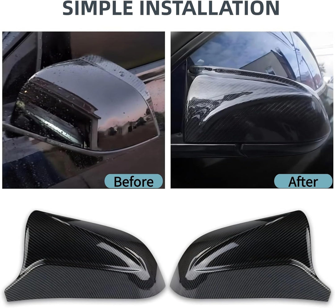 Ezweiji model 3 Seitenspiegel, 1 Paar Auto Rückspiegel Seite Rückspiegel Abdeckung für Tesla Model 3