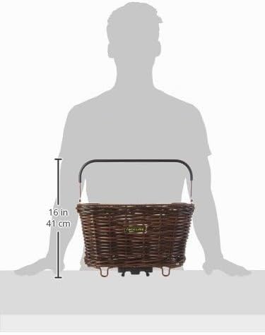 Racktime Weidenkorb BaskIt Willow 20 Liter Masse 21,5 x 41,5 x 30 cm Braun, Braun