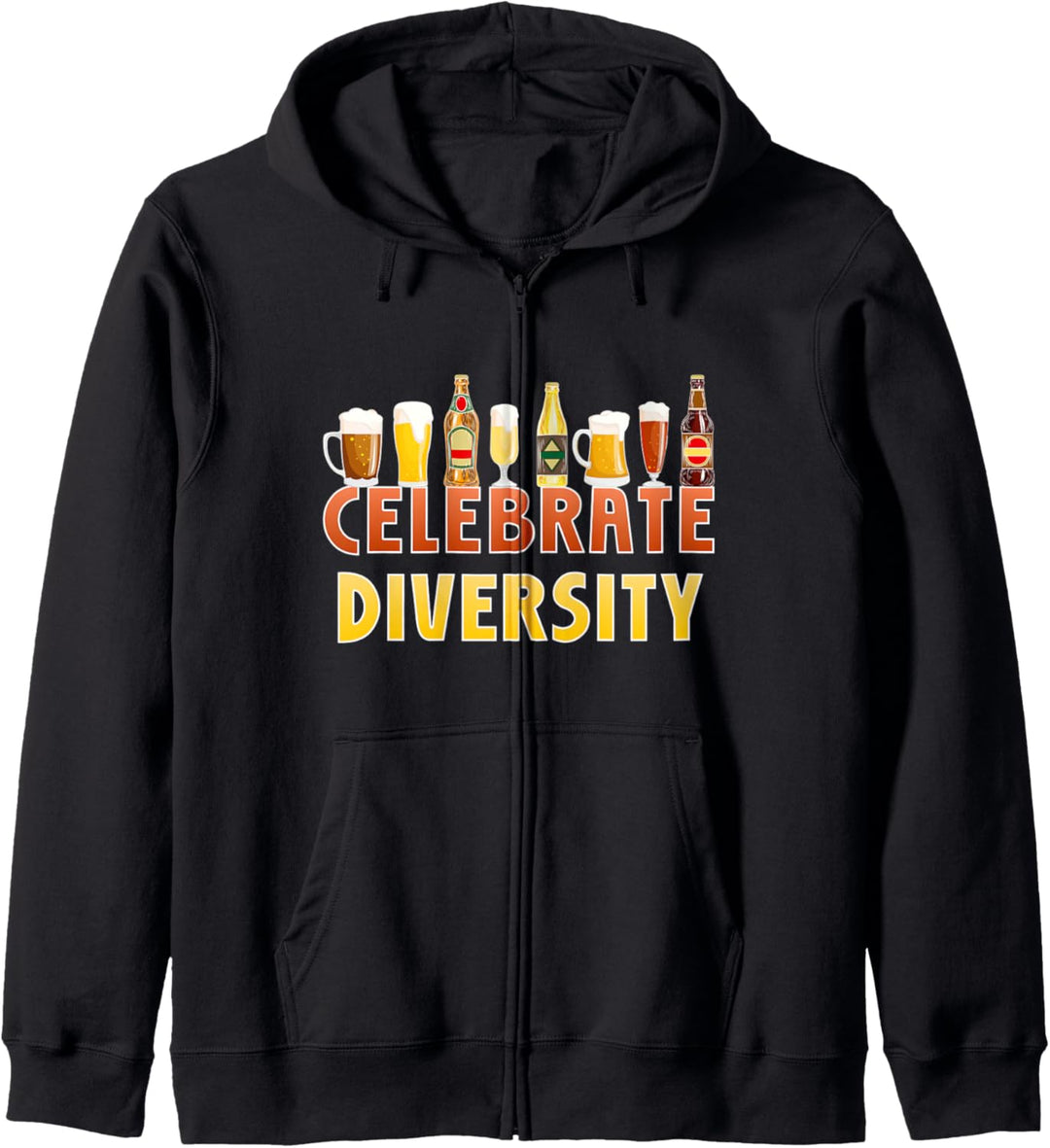 Celebrate Diversity Craft Beer Drinking IPA Beer Lover Humor Kapuzenjacke