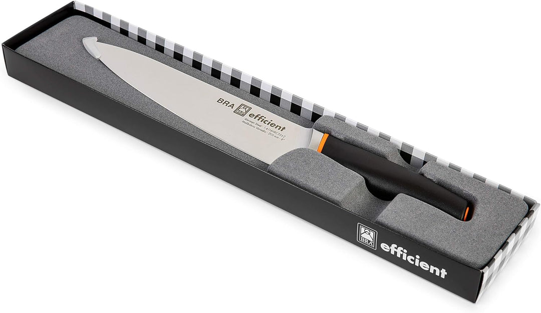Satz mit 3 Bra Efficient Professional Messern aus Deutschem Molybdän-Vanadium-Stahl. MasterChef-Bere