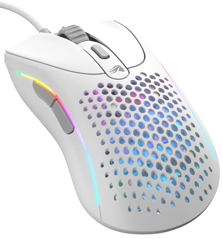 Glorious Gaming - Model D 2: Wired Ergonomic Mouse, Superlight 58g, 26K Optical Sensor, 6 Programmab
