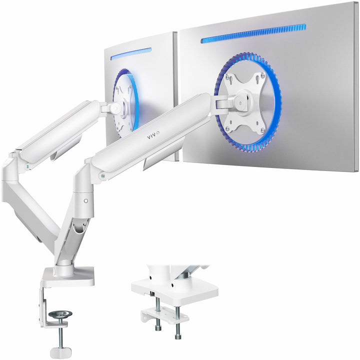 VIVO STAND-V002OW Dual-Monitor bis zu 81,3 cm (32 Zoll) und 9 kg pro Bildschirm, mechanische Arm-Sch