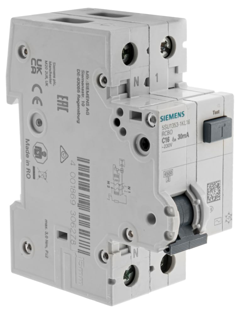 SIEMENS - FI-Schutzschalter 30 mA 16 A Typ AC