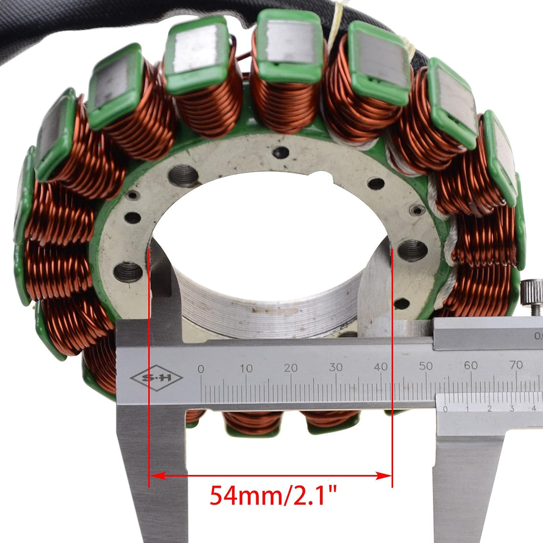 WOOSTAR 18 Spule Magneto Stator Ersatz für Warrior 350 YFM350 Raptor 350 YFM350 Wolverine 350 YFM350