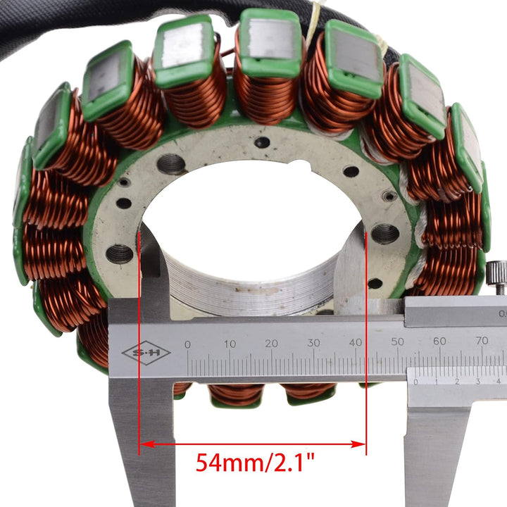 WOOSTAR 18 Spule Magneto Stator Ersatz für Warrior 350 YFM350 Raptor 350 YFM350 Wolverine 350 YFM350