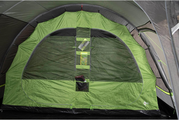 High Peak Bozen 5 Personen Familienzelt XL Tunnelzelt Festivalzelt Vorraum Gross