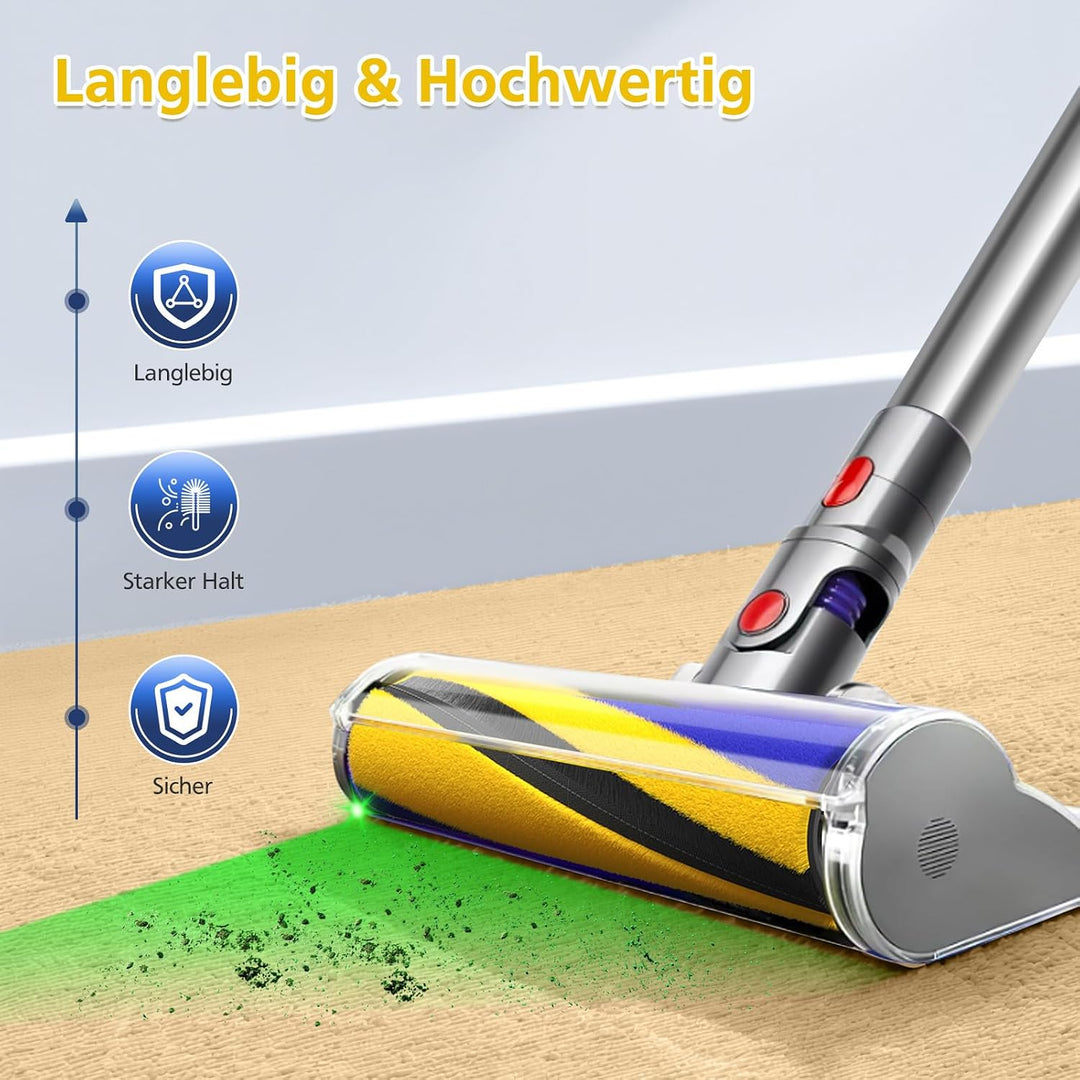 1 Bodenbürstenrolle Kompatibel mit Dyson V15/V15s Detect/Gen5/V12 Slim Softwalze Bodendüse,Weiche Fl