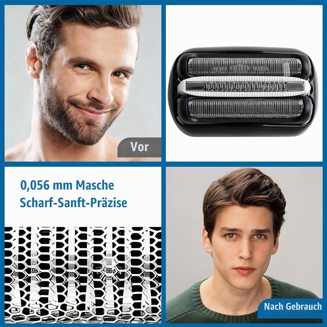 3 Stück 32B Scherkopf Kompatibel Mit Br*un Series 3, Elektrischer Rasierkopf S3, Ersatzscherteil Ras