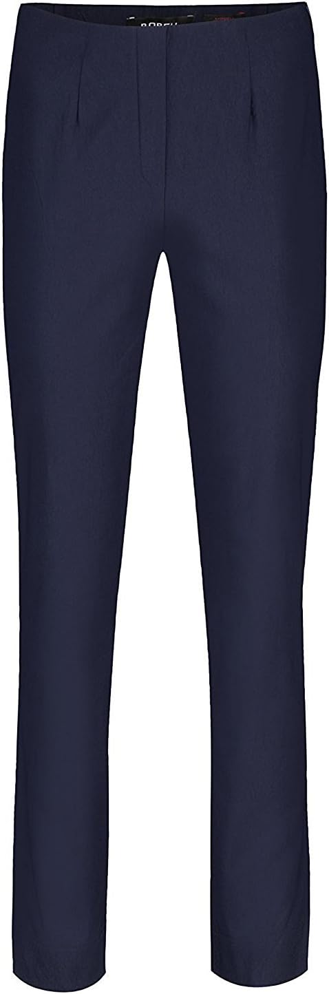 Robell Marie Stretchhose Schlupfhose Damen Hose Slim Fit - Winter Qualität Saison 2017/18 (38, navy)