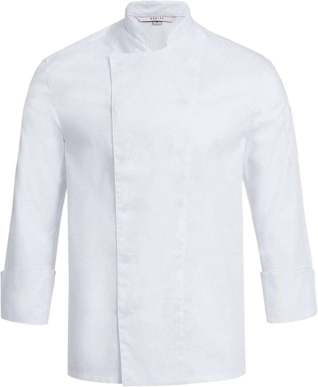 GREIFF 5580 Herren Kochjacke Cuisine Basic XS Weiss, XS Wei&#xDF;