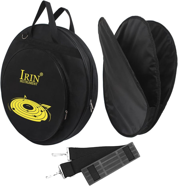 Dilwe 21 Zoll Tasche für Becken, herausnehmbare Teiler Schultergurt Oxford Tuch Cymbal Handtasche mi