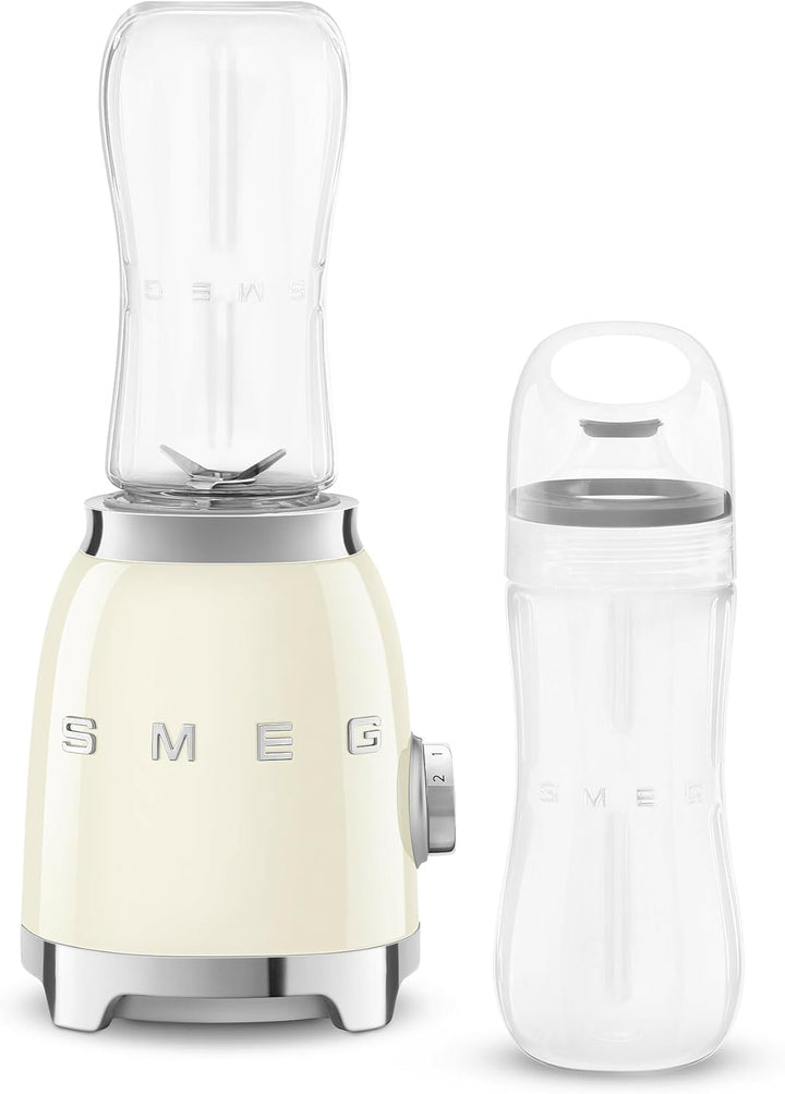 SMEG - Mini Liquidificadora Anni50, Creme PBF01CREU, Creme