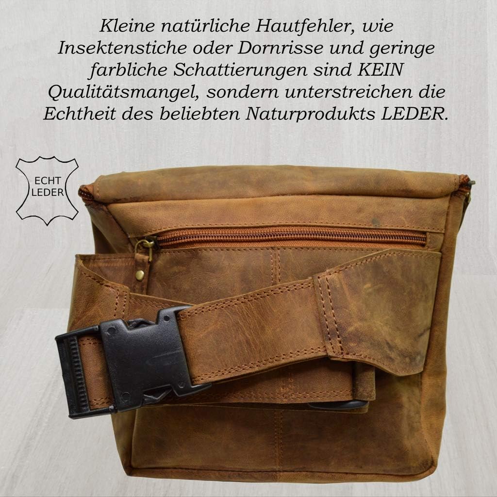 flevado Eltorro Vintage Bauchtasche Unisex Hüfttasche Wildleder Design t-875
