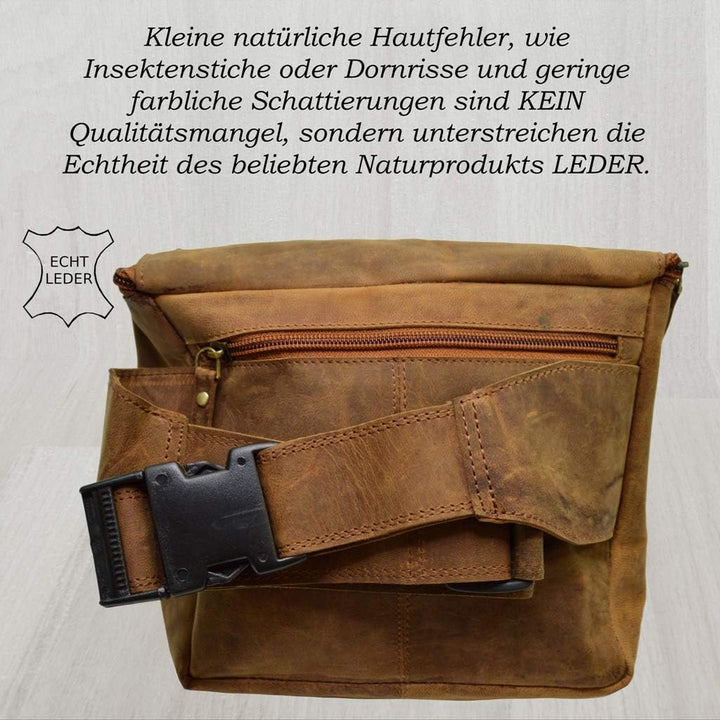 flevado Eltorro Vintage Bauchtasche Unisex Hüfttasche Wildleder Design t-875