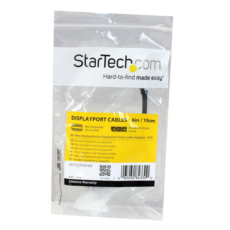 StarTech.com Mini DisplayPort auf DisplayPort Adapter - 4K x 2K UHD Video - Mini DP auf DP Konverter