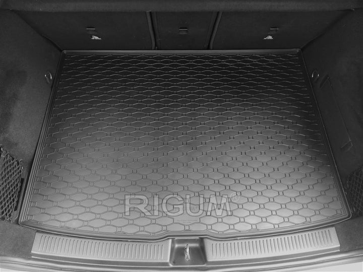 Passgenaue Kofferraumwanne und Gummifussmatten geeignet für Mercedes B-Klasse W247 ab 2019 + Gurtsch