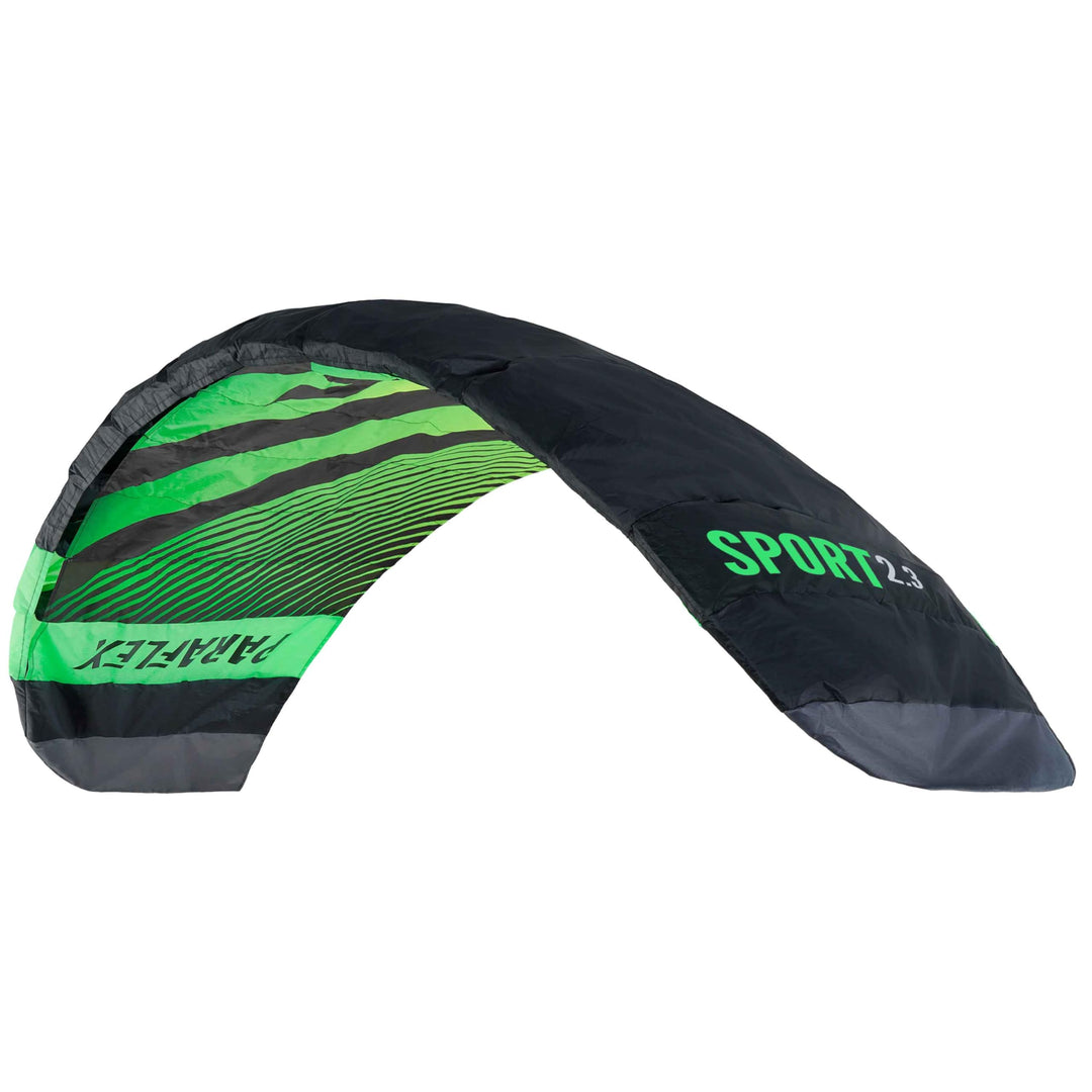 Wolkenstürmer® Paraflex Sport 2-Leiner Lenkmatte 2.3 grün - „Ready to Fly“ Lenkmatte inkl. Lenkbar -