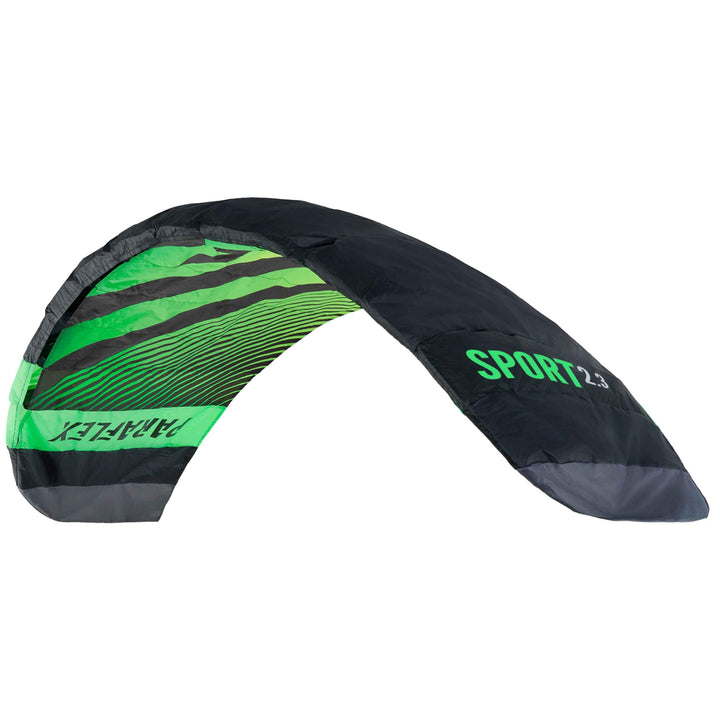 Wolkenstürmer® Paraflex Sport 2-Leiner Lenkmatte 2.3 grün - „Ready to Fly“ Lenkmatte inkl. Lenkbar -
