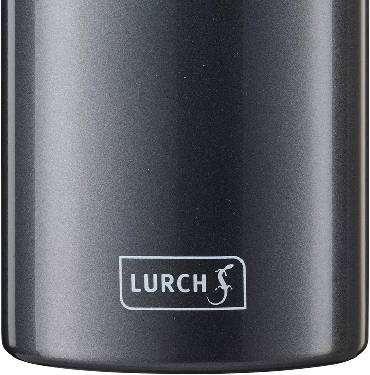 Lurch 240864 Isolierflasche/Thermoflasche für heisse und kalte Getränke aus doppelwandigem Edelstahl