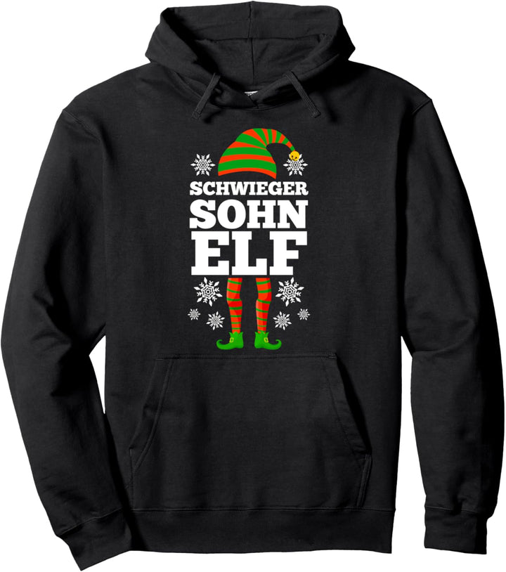 Schwiegersohn Elf Elfen Weihnachtself Weihnachten Pullover Hoodie