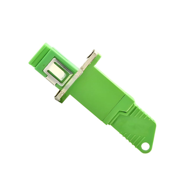 Elfcam® - Glasfaser-Adapter Singlemode Simplex E2000/APC Female/Buchse auf SC/APC Female/Buchse, 1 S
