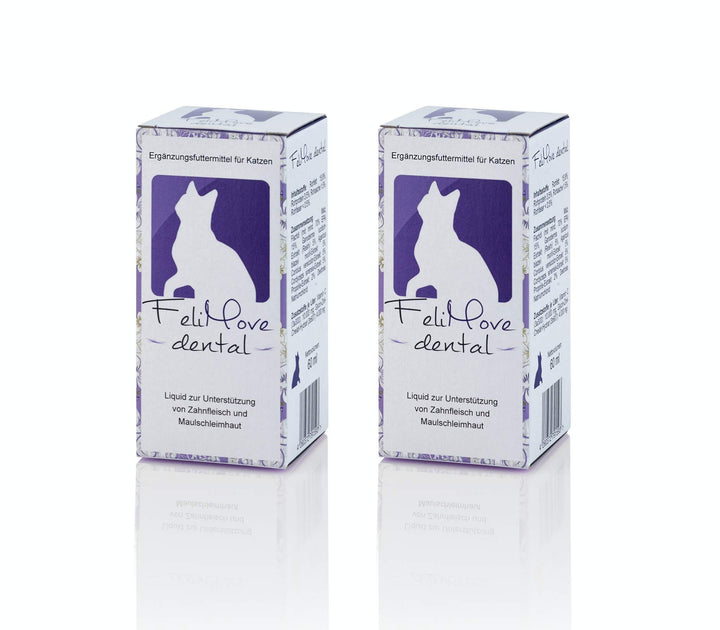 FeliMove Doppelpack dental - 2 x 60 ml Liquid zur Unterstützung von Immunsystem und Zahnfleisch von