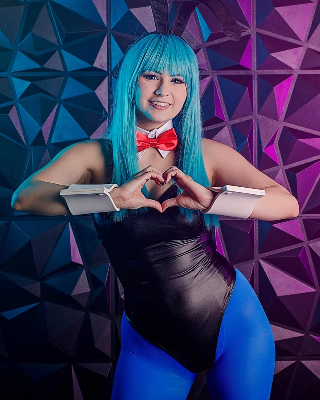 Bunny Kostüm Frauen Sakurajima Mai Cosplay Kostüm Anime Senpai Bunny Suit mit Ohren,Erwachsene Schwa