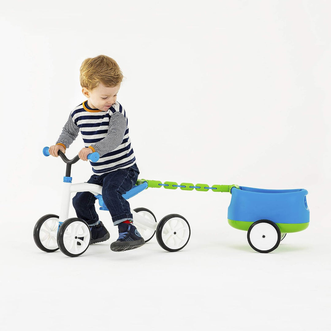 Chillafish CPQT01BLU Quadie + Trailie Cookie, Blau Quadie mit Trailie Blau, Quadie mit Trailie Blau