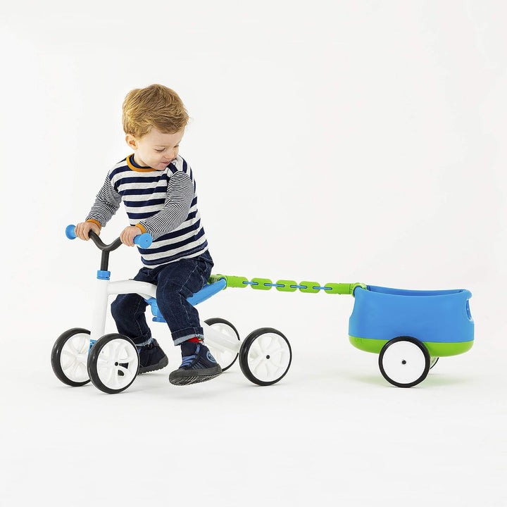 Chillafish CPQT01BLU Quadie + Trailie Cookie, Blau Quadie mit Trailie Blau, Quadie mit Trailie Blau