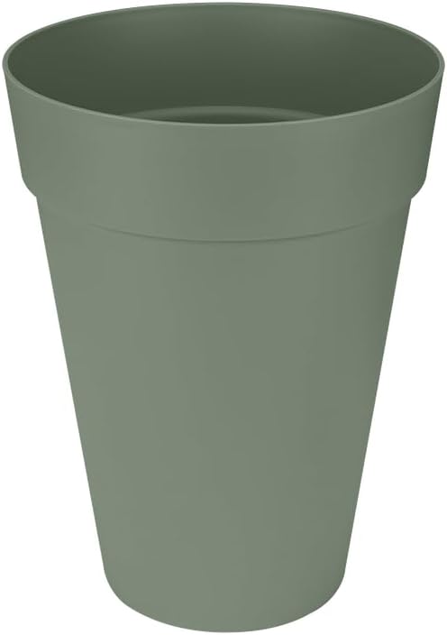 elho Loft Urban Rund Hoch 35 - Blumentopf für Aussen - Ø 33.5 x H 45.3 cm - Grün/Pistazien Grün