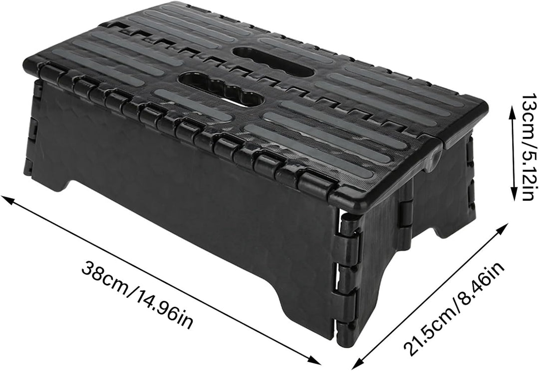 Compact Faltbarer Hocker aus Kunststoff, Fussstütze für Küche, Bad, Garten, Zuhause
