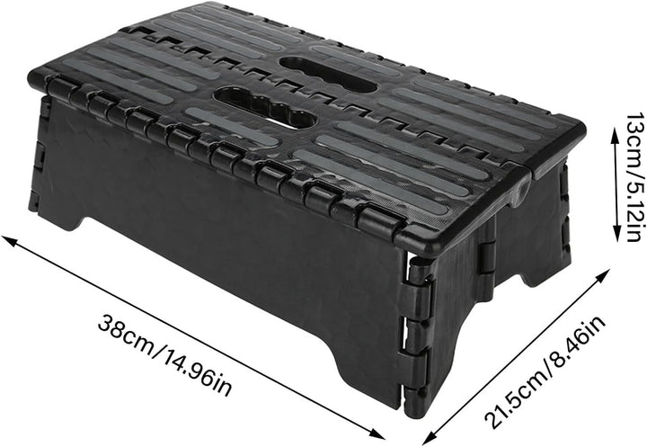 Compact Faltbarer Hocker aus Kunststoff, Fussstütze für Küche, Bad, Garten, Zuhause