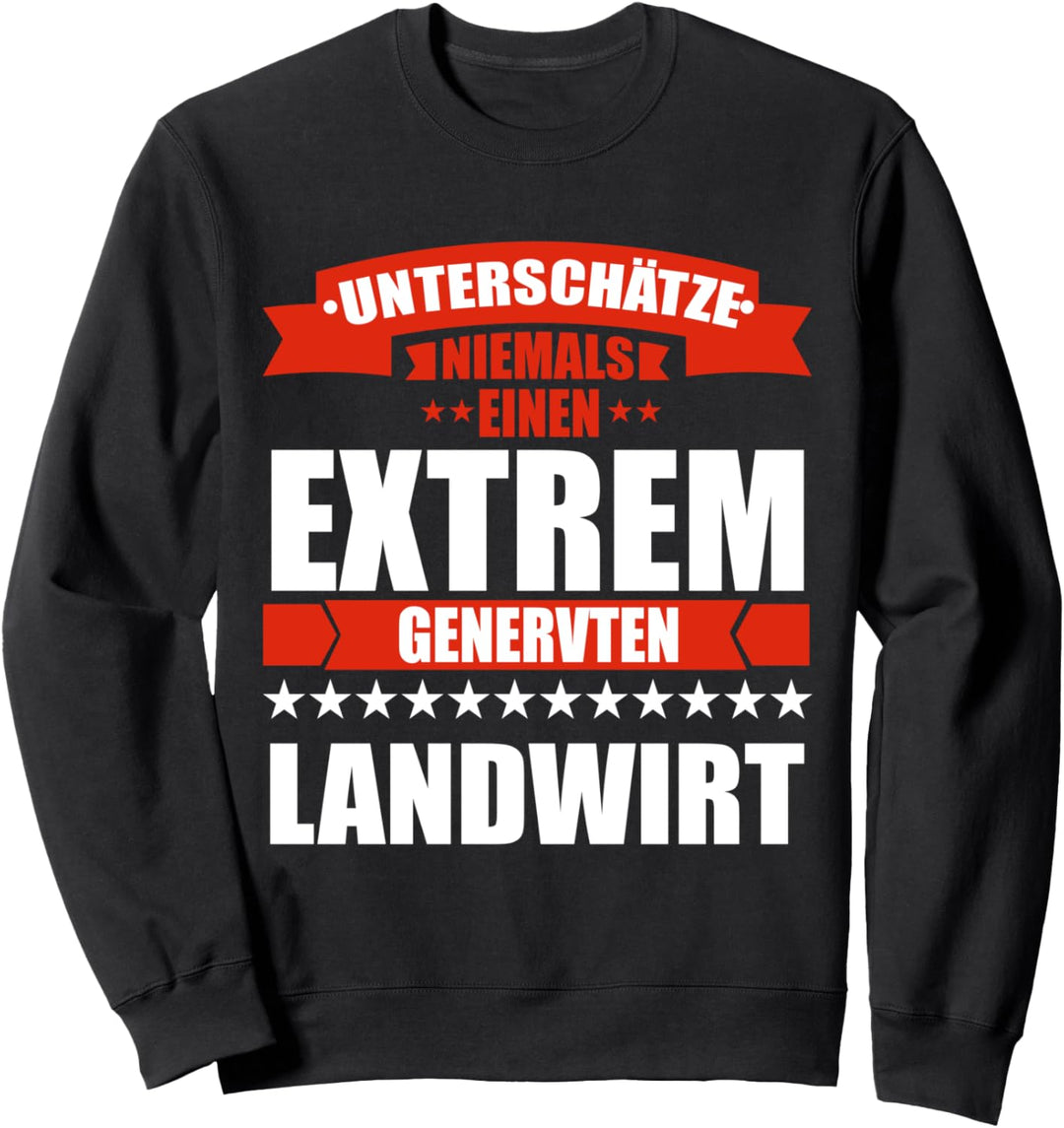 Lustiges Landwirtschaft Geschenk Traktor Bekleidung Bauer Sweatshirt