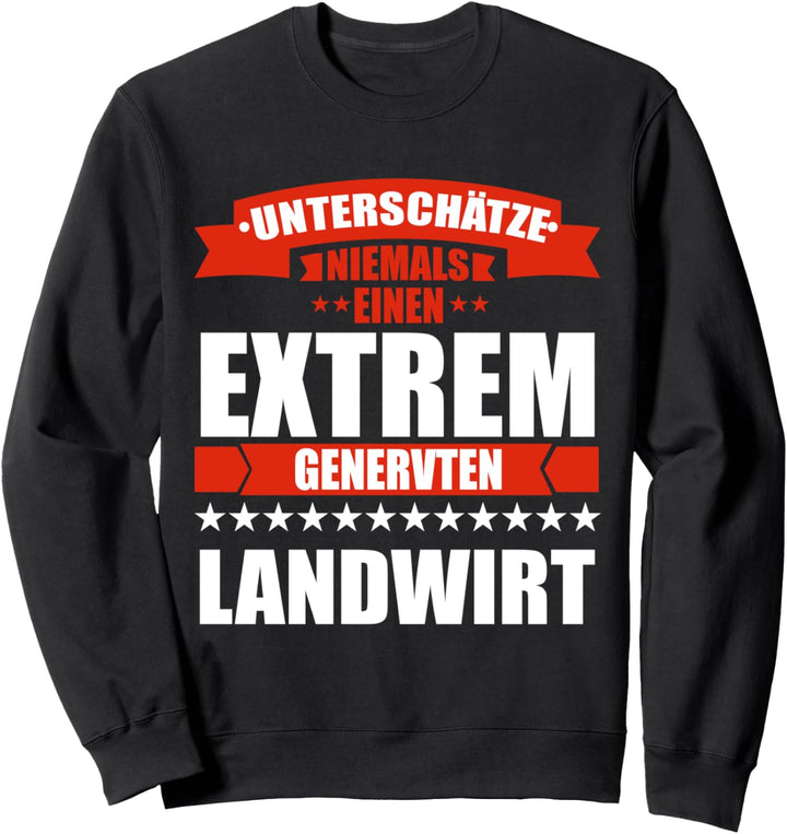 Lustiges Landwirtschaft Geschenk Traktor Bekleidung Bauer Sweatshirt