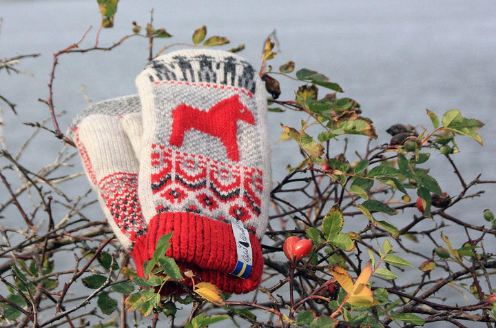 ÖJBRO VANTFABRIK Fäustlinge 4 Lagen 100% Merinowolle versch. Modelle, Grösse S-L (6-11) Handschuhe S