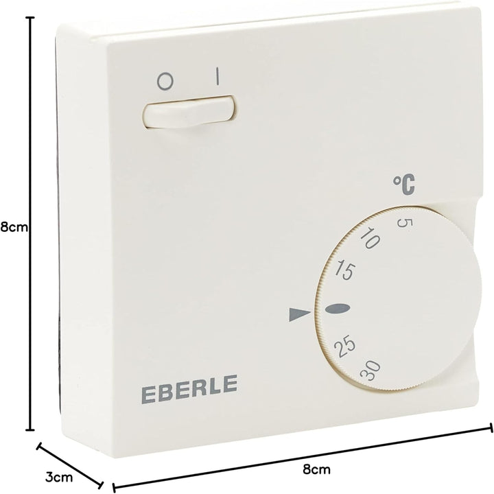 Eberle Raumthermostat, RTR-E6763, Reinweiss